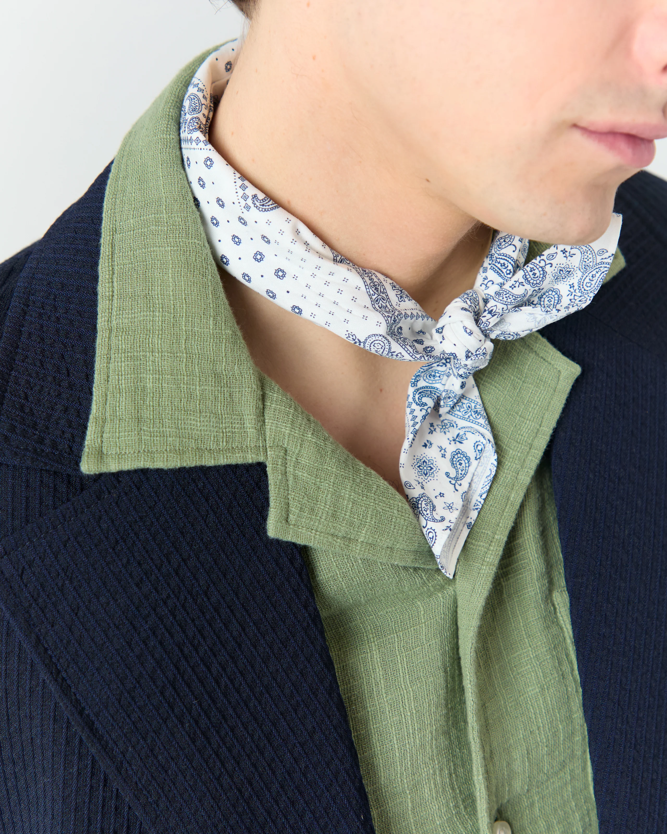 Bandana Minato blanc - Image 2
